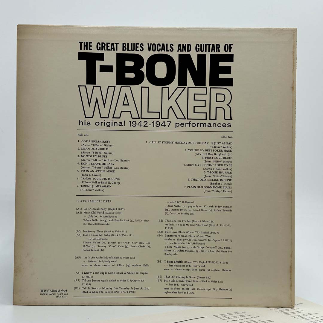 Bone Walker T-Bone Walker – On Vinyl