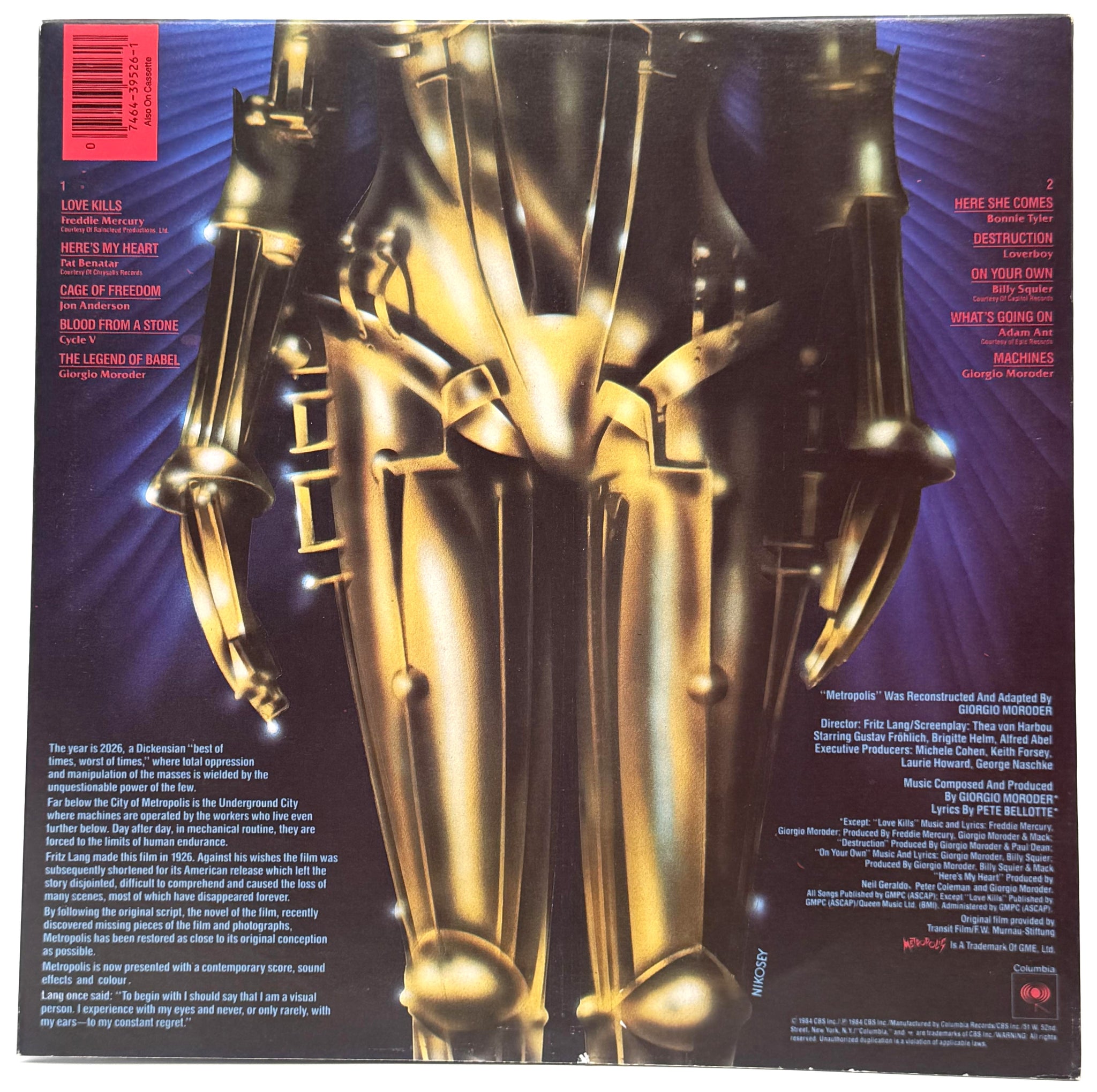 Metropolis - Original Motion Picture Soundtrack – On Vinyl