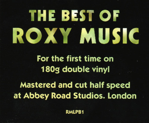 Roxy Music – The Best Of, 2x Half-Speed Mastered Vinyl LP Roxy Music – The Best Of, 2x Half-Speed Mastered Vinyl LP